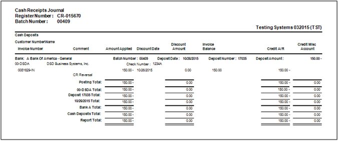 How to Reverse a Cash Receipt | DSD Business Systems