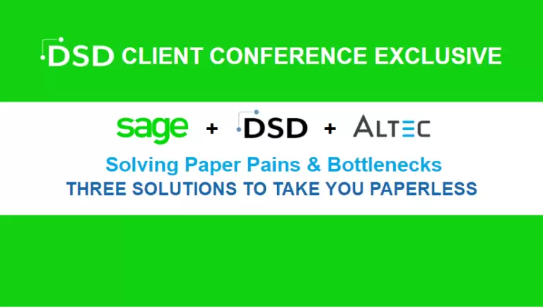 Sage Paperless Office Altec Paperless Plus DSD InstaDocs Session