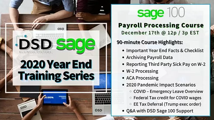 Sage 100 Payroll Processing
