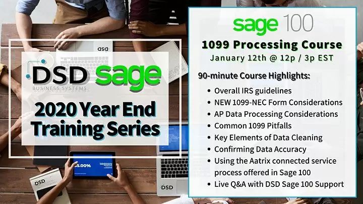 1099 Processing with Sage 100