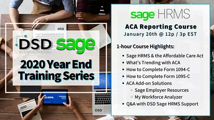 ACA Reporting with Sage HRMS