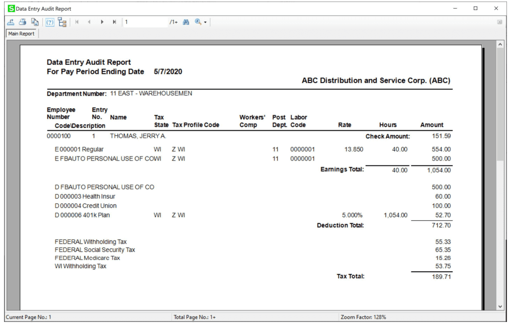 Sage 100 Payroll - How to Process Non-Cash Fringe Benefits - DSD ...