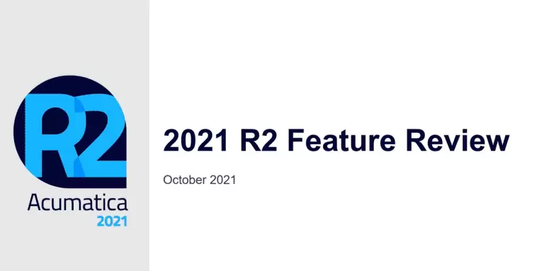 Acumatica 2021 R2