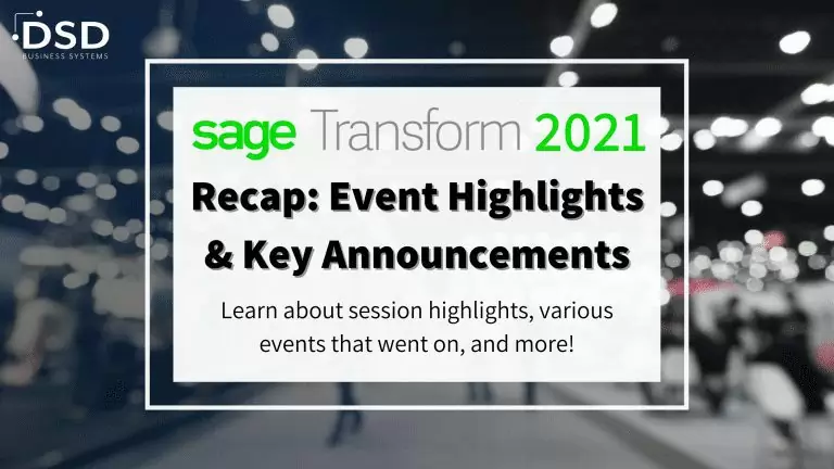 Sage Transform 2021