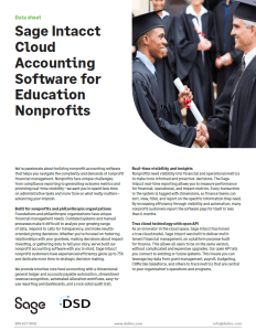 Account Software for Education Nonprofits