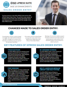 DSD xPRESS Suite Sales Order Entry Brochure