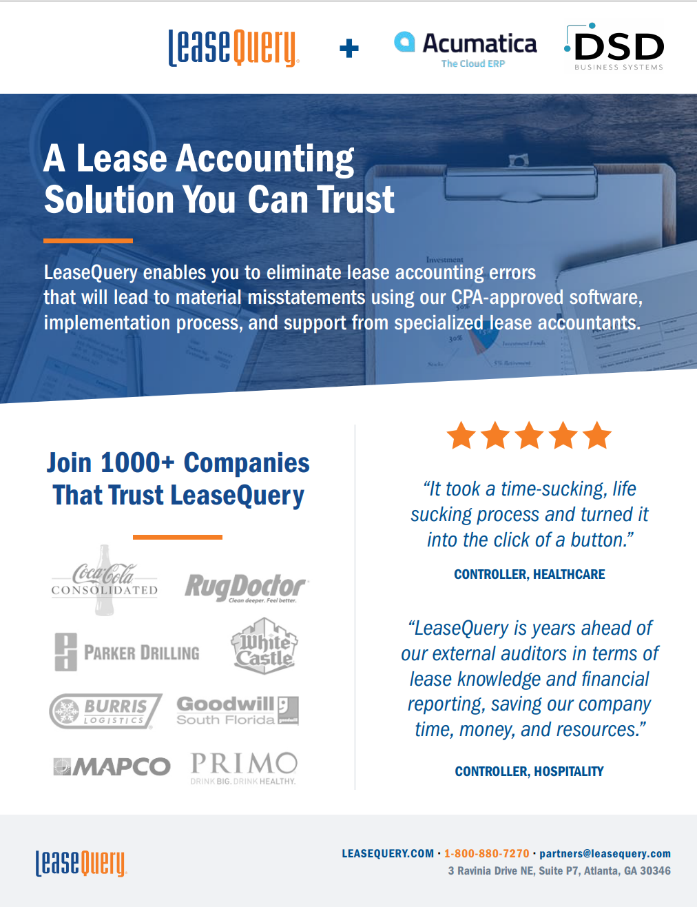 LeaseQuery for Acumatica A Lease Accounting Solution You Can Trust