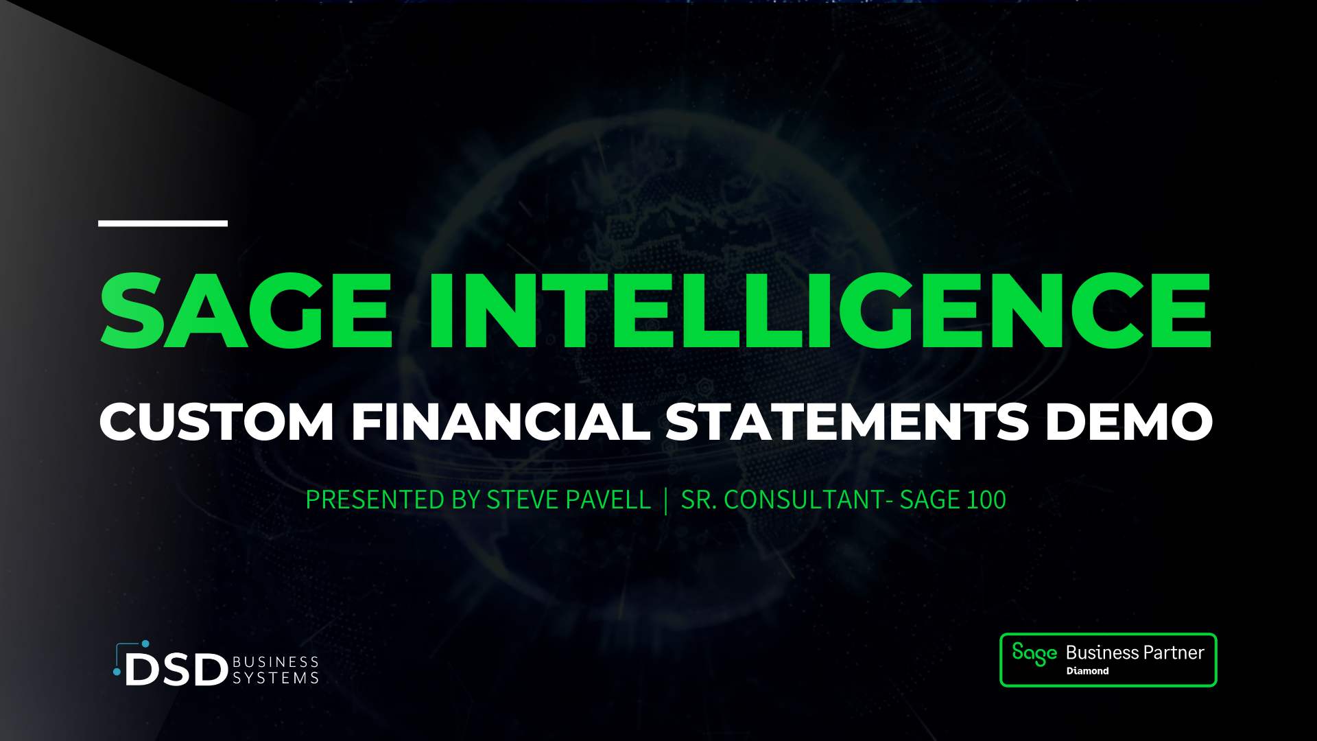 Sage Intelligence Product Demo: Custom Financial Statements