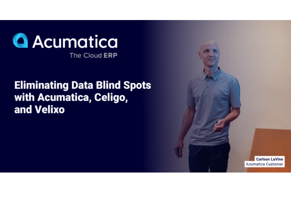 Eliminating Data Blind Spots with Acumatica, Celigo, and Velixo