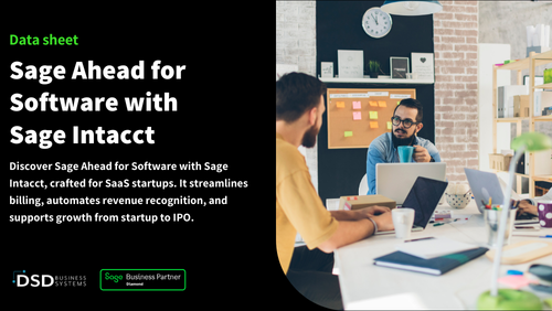 Sage Ahead for Software with Sage Intacct