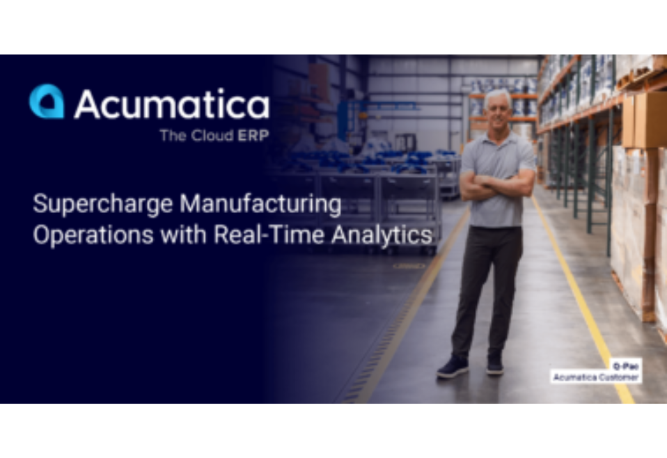 Supercharge Manufacturing Operations with Real-time Analytics