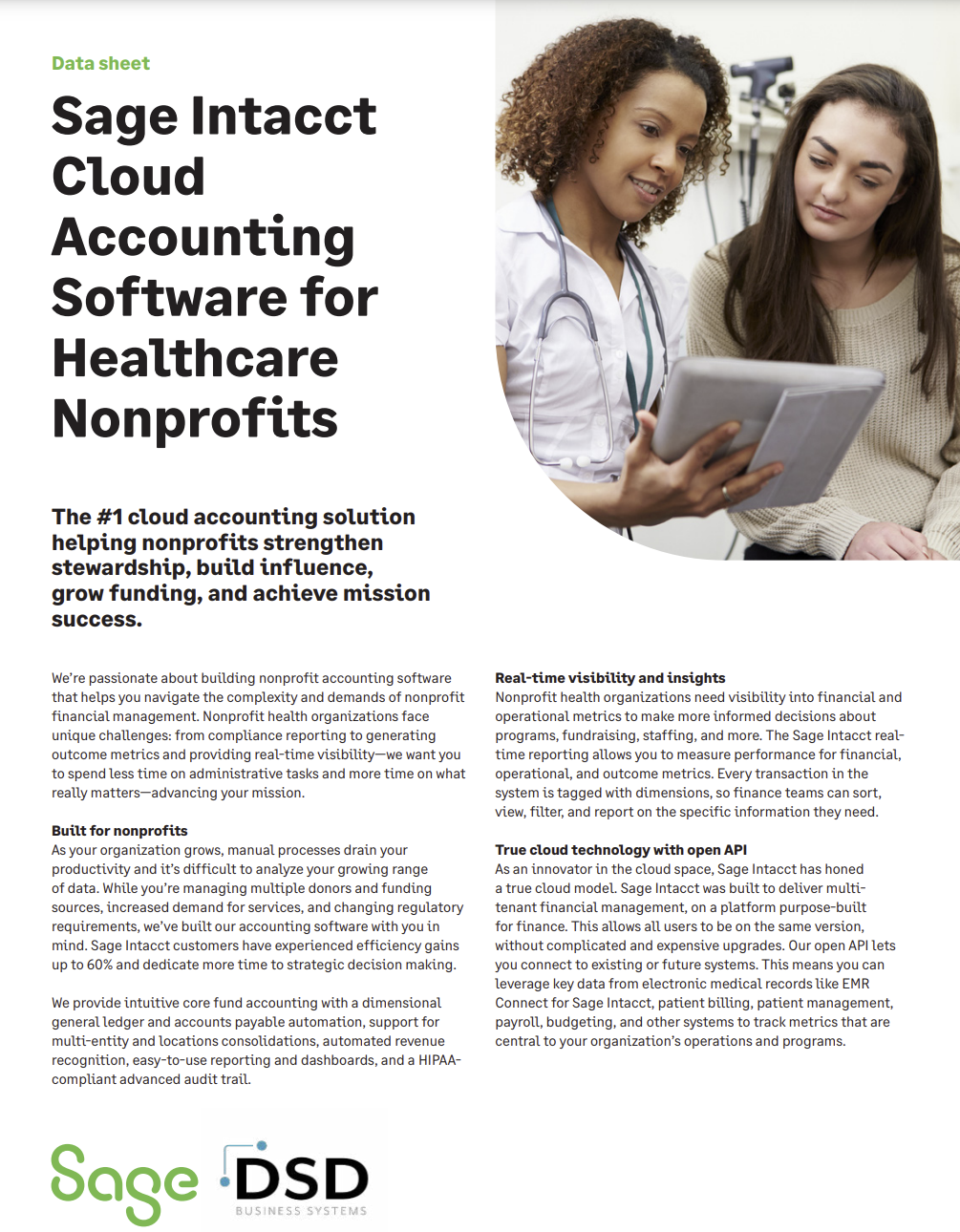 Sage Intacct Cloud Accounting Software for Healthcare Profits