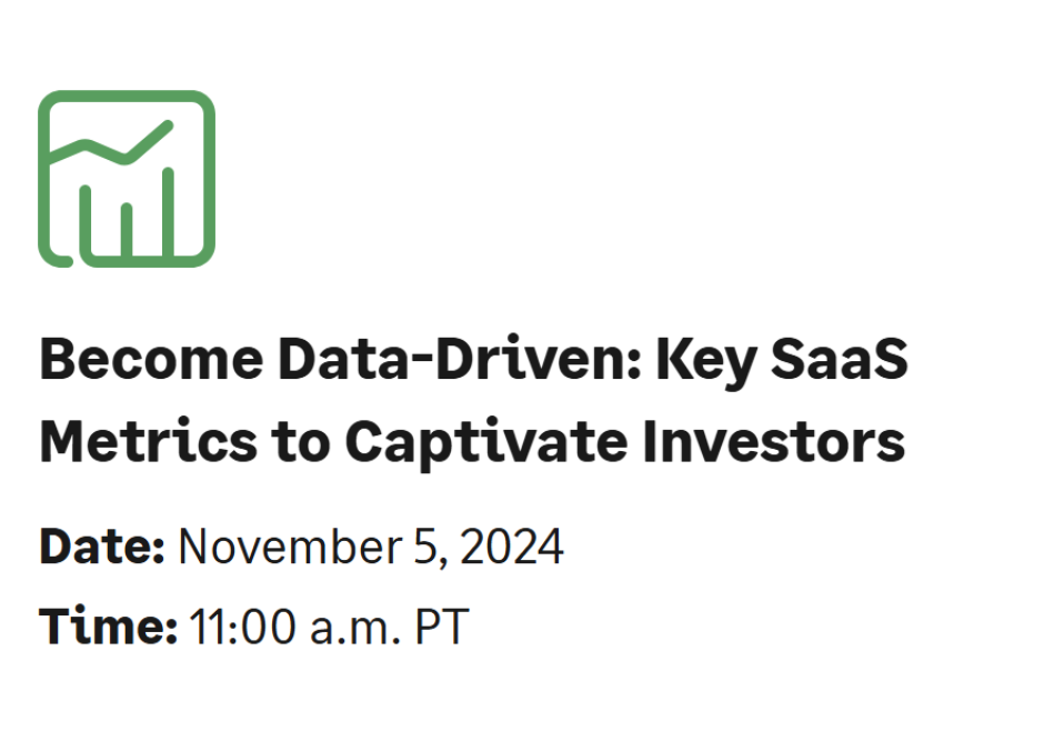 Become Data-Driven: Key SaaS Metrics to Captivate Investors