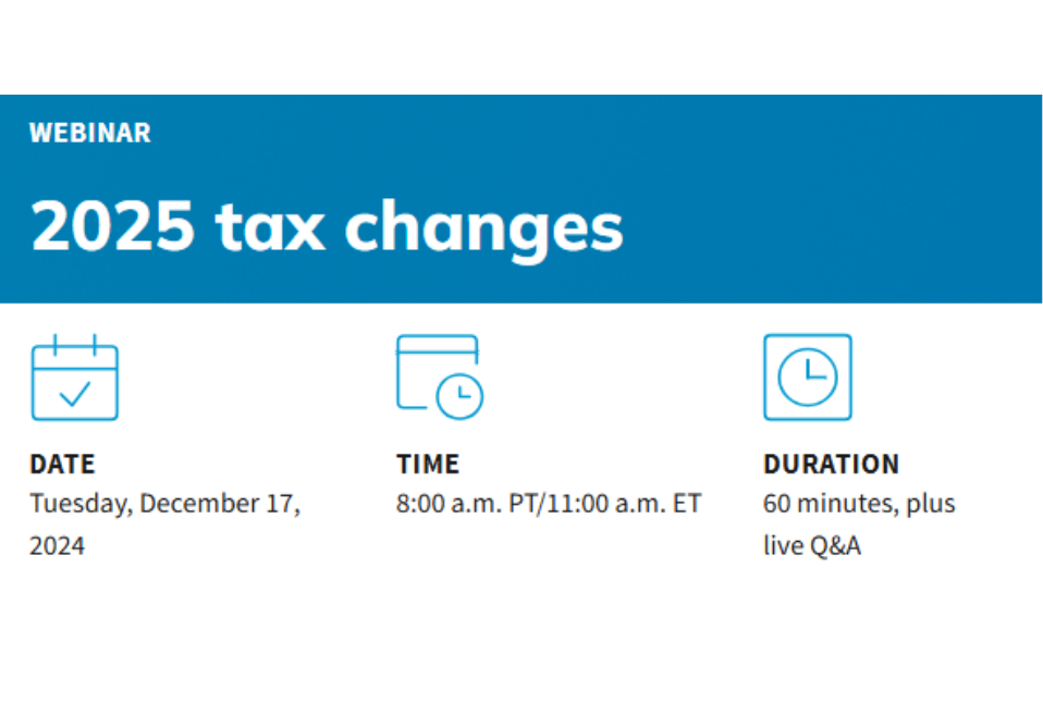 2025 tax changes