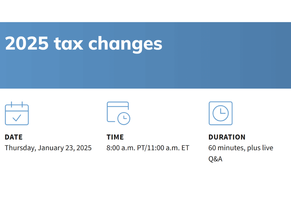 2025 tax changes