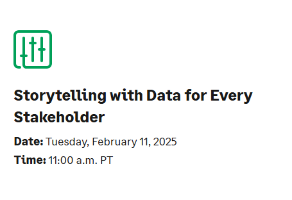 Storytelling with Data for Every Stakeholder