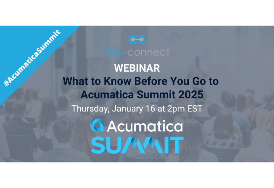 What to Know Before You Go to Acumatica Summit 2025