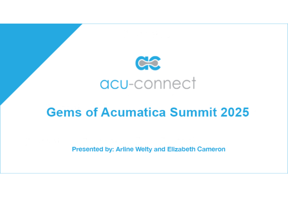 Gems of Acumatica Summit 2025